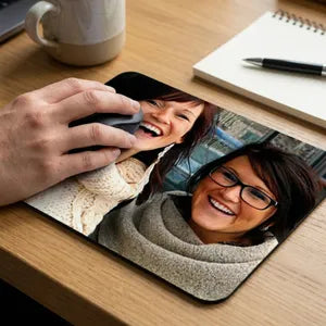 Custom Photo Mouse Pad - Personalized Computer Desk Mat