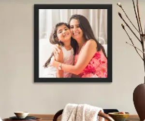 Personalized Framed Photo Print - Mother &amp; Daughter Portrait