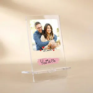 Personalized LED Photo Frame with Custom Message