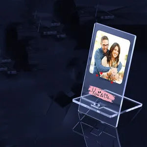 Personalized LED Photo Frame with Custom Message