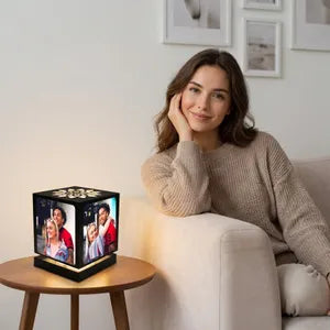 Personalized Photo Cube Night Light with Custom Pictures
