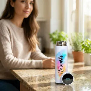 Personalized Smart Insulated Water Bottle with Temperature Display