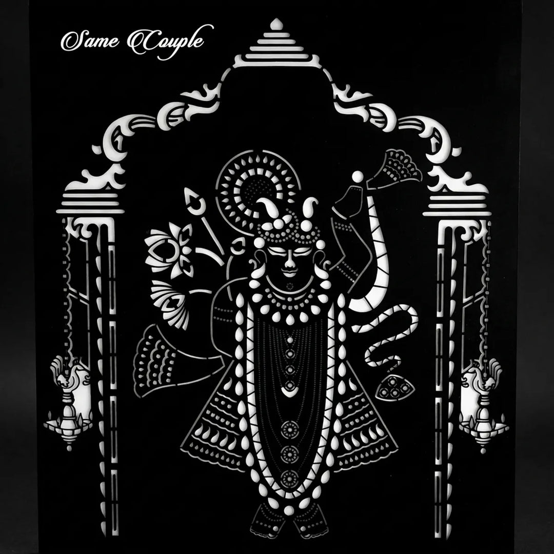 Same Couple - Krishna Deity Wall Art Print