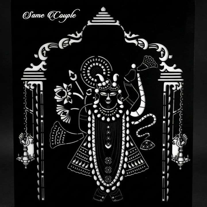 Same Couple - Krishna Deity Wall Art Print