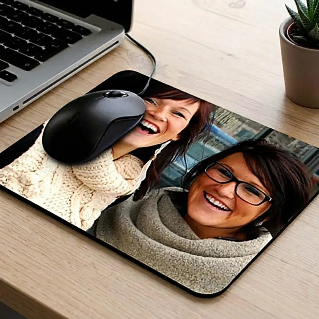 Custom Photo Mouse Pad  Personalized Computer Desk Mat