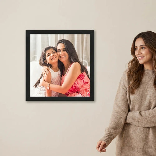 Personalized Framed Photo Print  Mother And Daughter Portrait